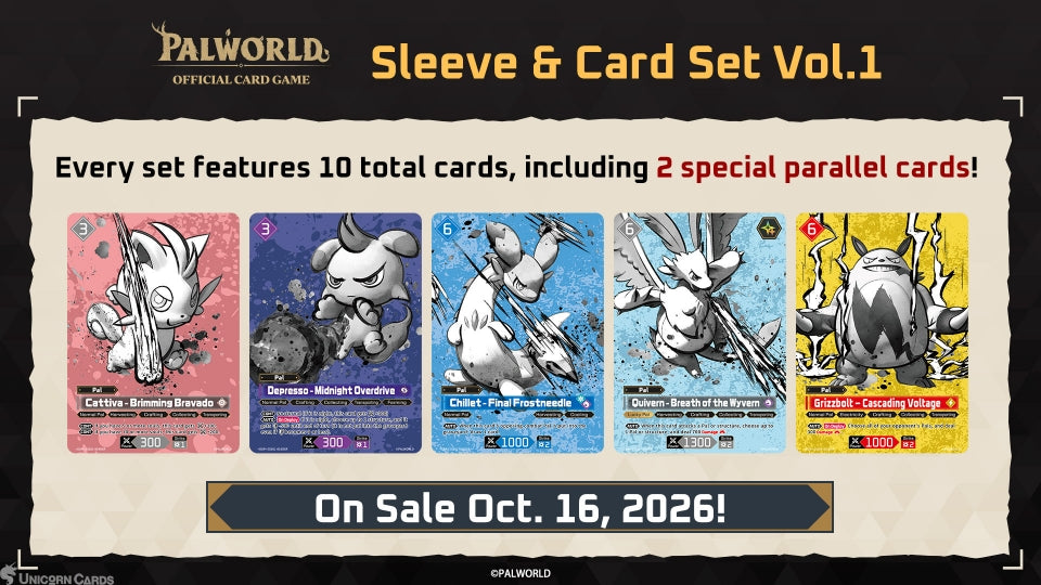 Palworld Sleeve & Card Set Vol.1