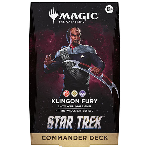 Magic: The Gathering - Star Trek Klingon Fury Commander Deck (PRE-ORDER)