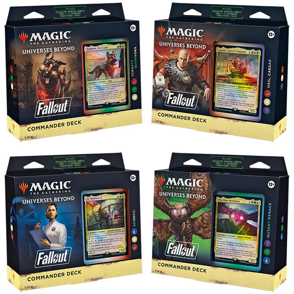 Magic: The Gathering - Fallout Commander Deck Set (4 Count)