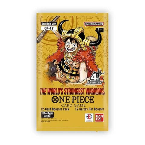 One Piece The World's Strongest Warriors OP-17 English Booster Pack