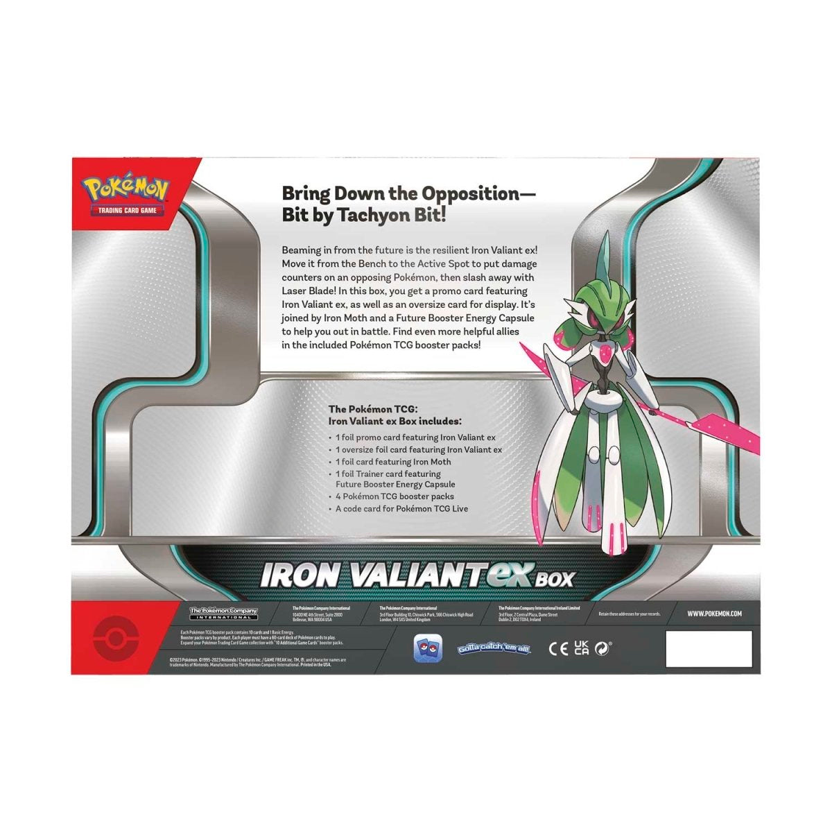 Pokémon Iron Valiant Ex Box