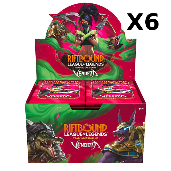 Riftbound: League of Legends - Vendetta Booster Box Sealed Case (PRE-ORDER)