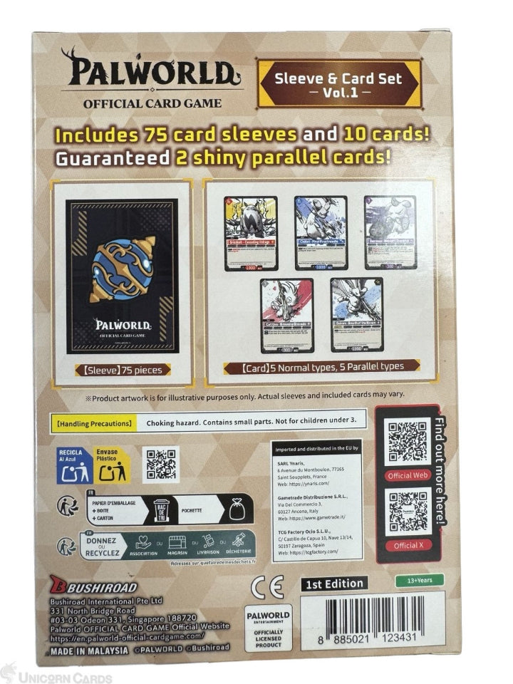 Palworld Sleeve &  Card Set Vol.1