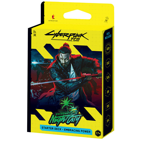 Cyberpunk TCG - Welcome to Night City Starter Deck Display – Embracing Power (PRE-ORDER)
