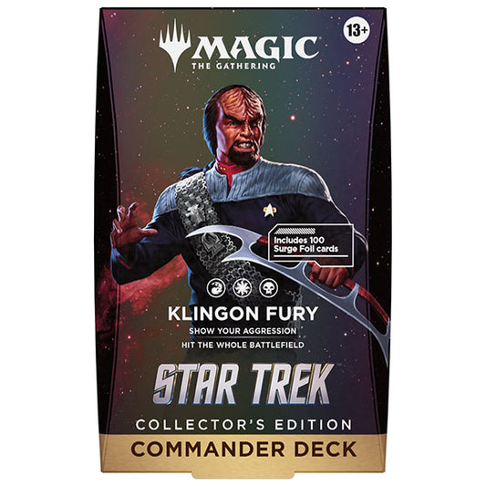 Magic: The Gathering - Star Trek Klingon Fury Collector Commander Deck (PRE-ORDER)