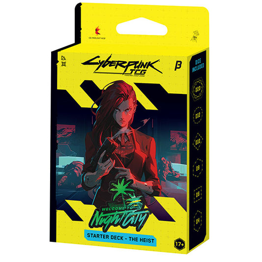 Cyberpunk TCG - Welcome to Night City Starter Deck Display – The Heist (PRE-ORDER)