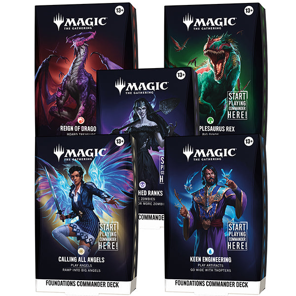 Magic: The Gathering - Reality Fracture Foundations Starter Commander Deck Set of 5 (PRE-ORDER)