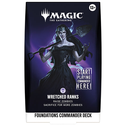 Magic: The Gathering - Reality Fracture Wretched Ranks Foundations Starter Commander Deck