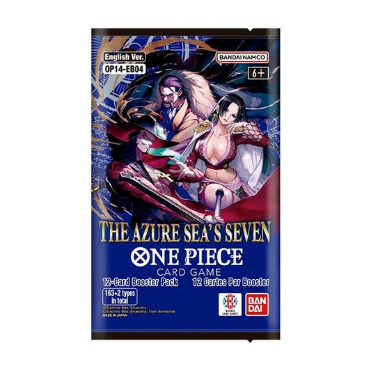 One Piece Azure Of The Sea's Seven OP-14 English Booster Pack