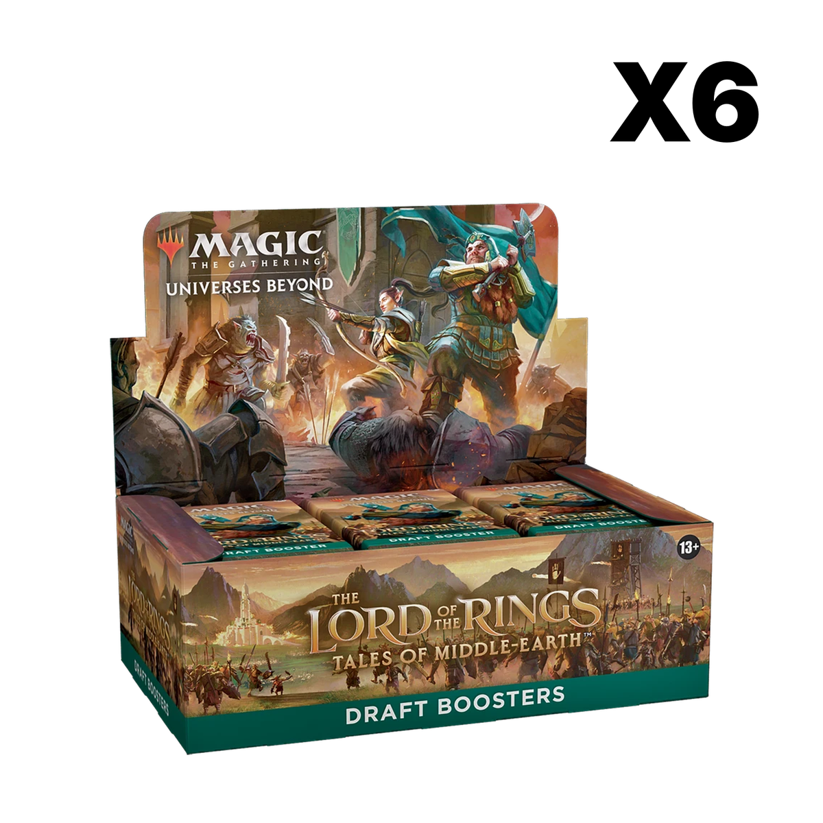 Magic: The Gathering The Lord of the Rings - Tales of Middle-earth Draft Booster Box Case