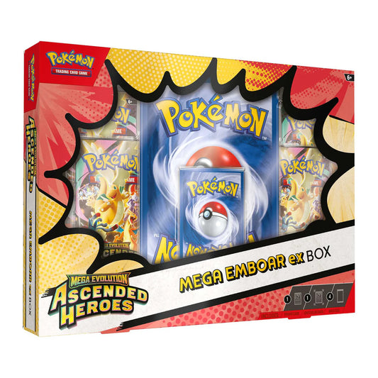 Pokemon - Mega Evolution Ascended Heroes Mega Emboar ex Box (COMING SOON)