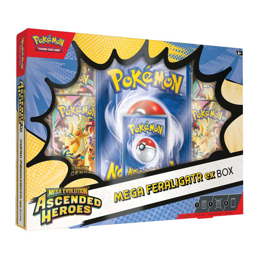 Pokemon - Mega Evolution Ascended Heroes Mega Feraligatr ex Box (COMING SOON)