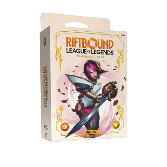 Riftbound: League of Legends Spiritforged Champion Deck - Fiora Display