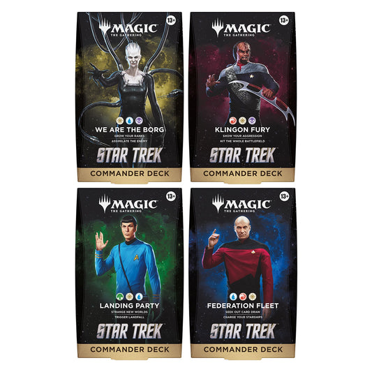 Magic: The Gathering - Star Trek Commander Deck Set (4 Count) (PRE-ORDER)