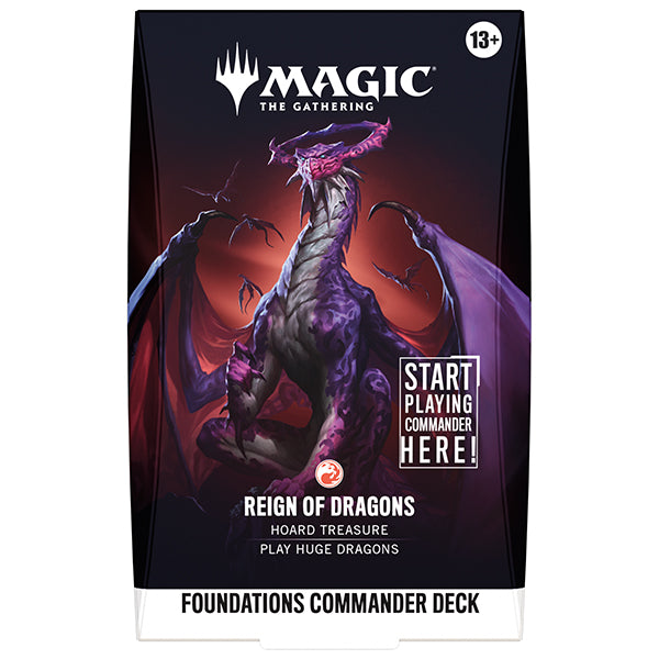 Magic: The Gathering - Reality Fracture Reign Of Dragons Foundations Starter Commander Deck (PRE-ORDER)