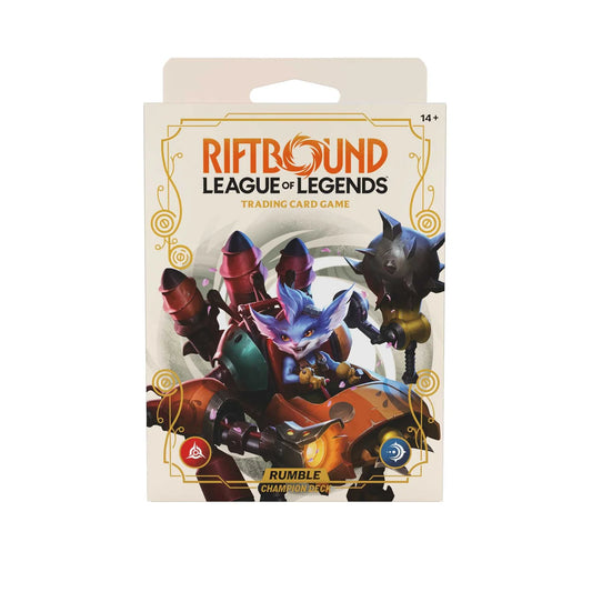 Riftbound: League of Legends - Spiritforged Champion Deck - Rumble Display
