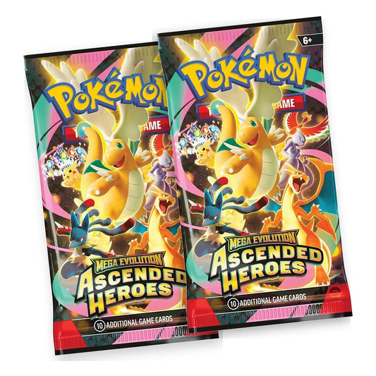 Pokémon Ascended Heroes Booster Pack x 2